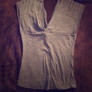 Grey off the shoulder top